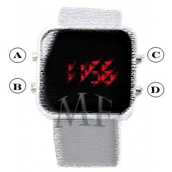 montre led