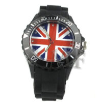 ITHAQUE montre silicone étanche noire british – Image 3