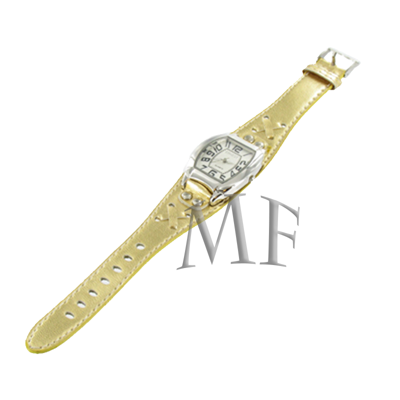 montre fantaisie femme bracelet doré