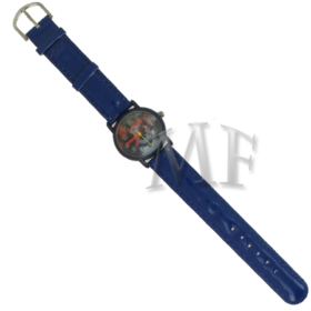 montre enfnat chat bleu
