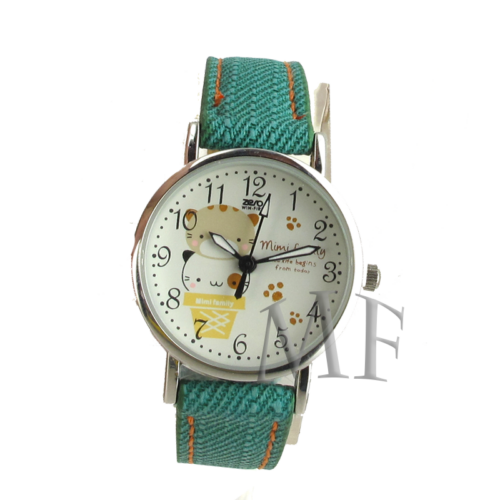 montre bracelet verte