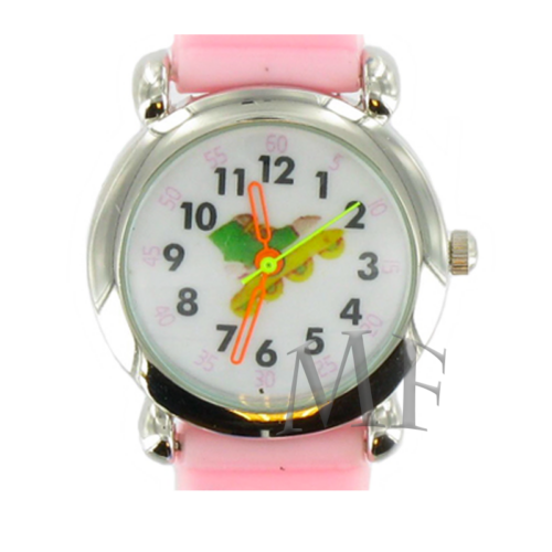 montre bracelet rose motif roller