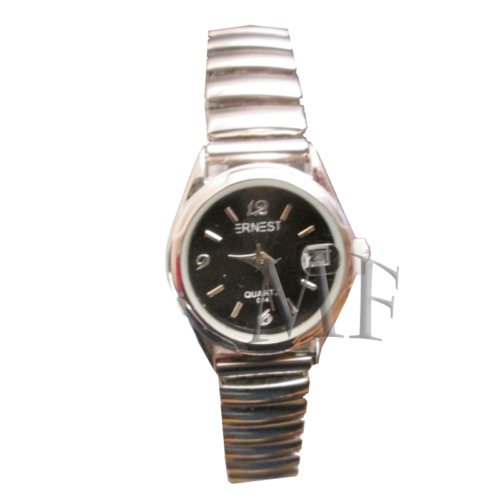 montre avec dateur femme et bracelet extensible élastique