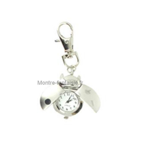 montre porte cle aluminuim coccinelle