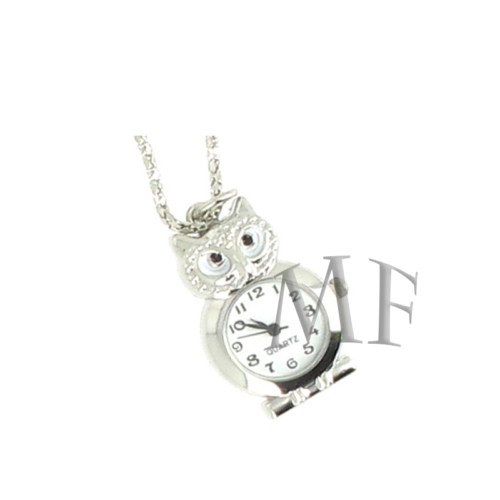 Montre collier Hibou métal – Image 2