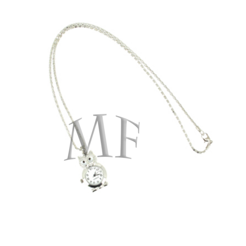 Montre collier Hibou métal – Image 3