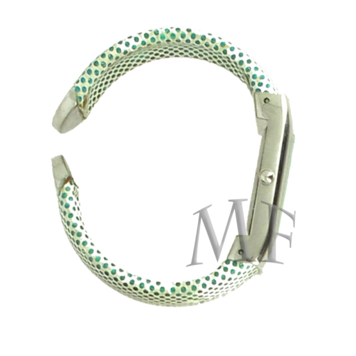 montre bracelet clip vert pomme