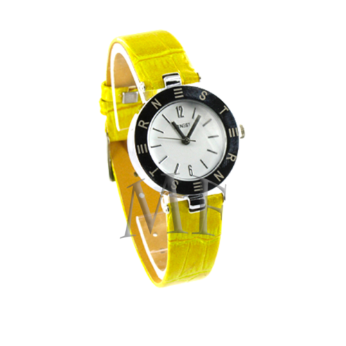 montre femme sunshine couleur bouton d'or