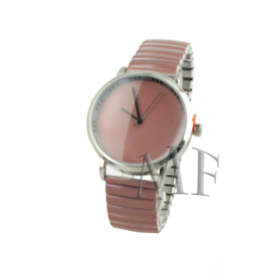 Happy montre femme bracelet extensible, trop facile à porter et fashion. couleur noisette