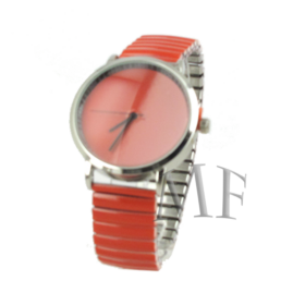 happy montre rouge vermeil - avec bracelet elastique