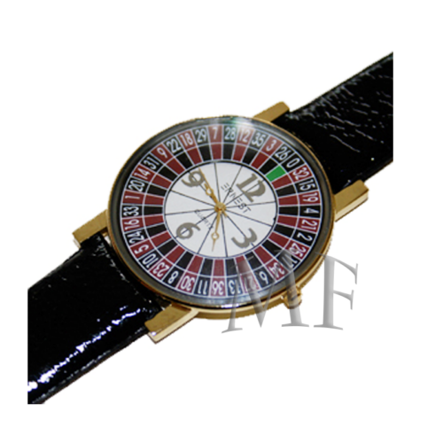 montre bracelet motif jeux casino