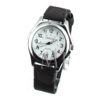 Montre sport bracelet tissu noir – Image 3