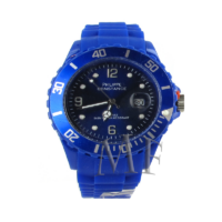 Montre sport Constance bleu silicone