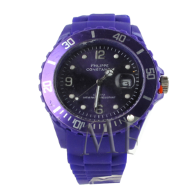 Montre sport Constance fuchsia silicone