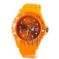 Montre sport Constance orange silicone – Image 2
