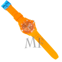 Montre sport Constance orange silicone – Image 3