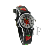 Montre enfant silicone motif Fraise – Image 4
