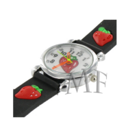 Montre enfant silicone motif Fraise – Image 2