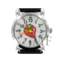 Montre enfant silicone motif Fraise – Image 3