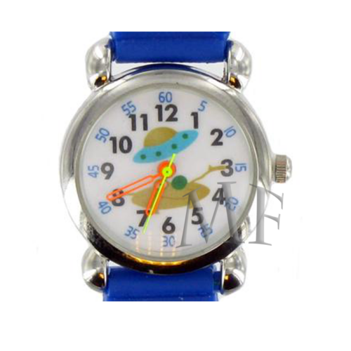 Montre enfant silicone motif Ovni