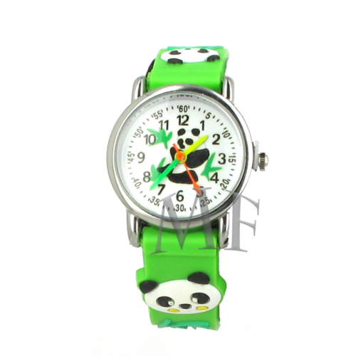 Montre motif Panda.  Adorable, avec lecture facile de l'heure.