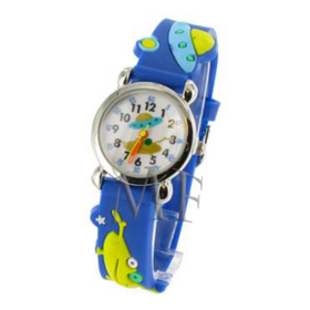 montre silicone motif soucoupe volante