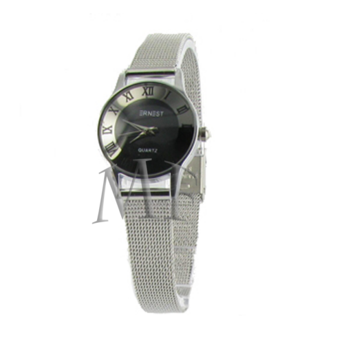 montre femme acier blanc