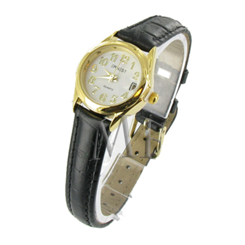 montre avec bracelet fin. un look distingué en toute occasion. montre Belgarde cuir noir