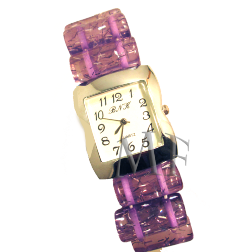 montre femme provence et paillette violet ideal soirée