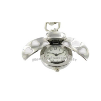 Coccinelle montre porte clef fantaisie coeurs blanc – Image 2