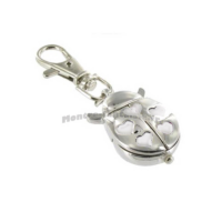 Coccinelle montre porte clef fantaisie coeurs blanc – Image 3