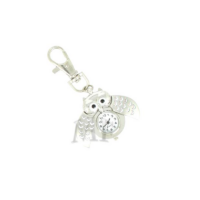 Montre porte clef Hibou blanc