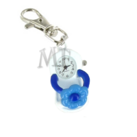Porte clé montre Tong fleur bleue – Image 2