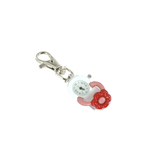 Porte clé montre Tong fleur rose – Image 2