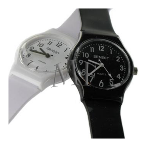 montre bracelet silicone blanc Alicante, très légère