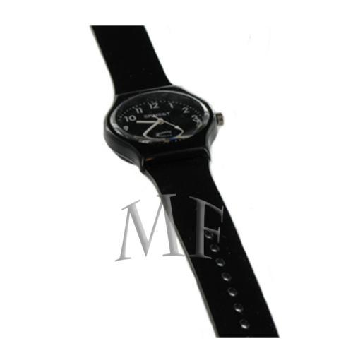 Montre silicone Alicante noire