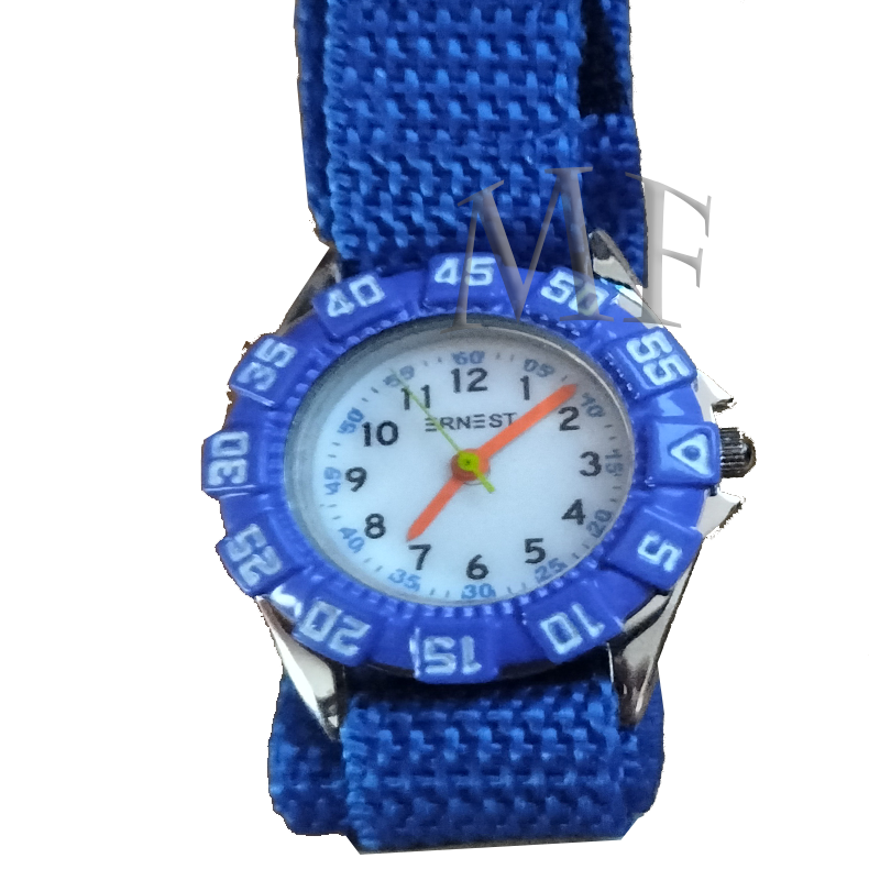 Montre enfant sport Velcro bleu - Montre fantaisie