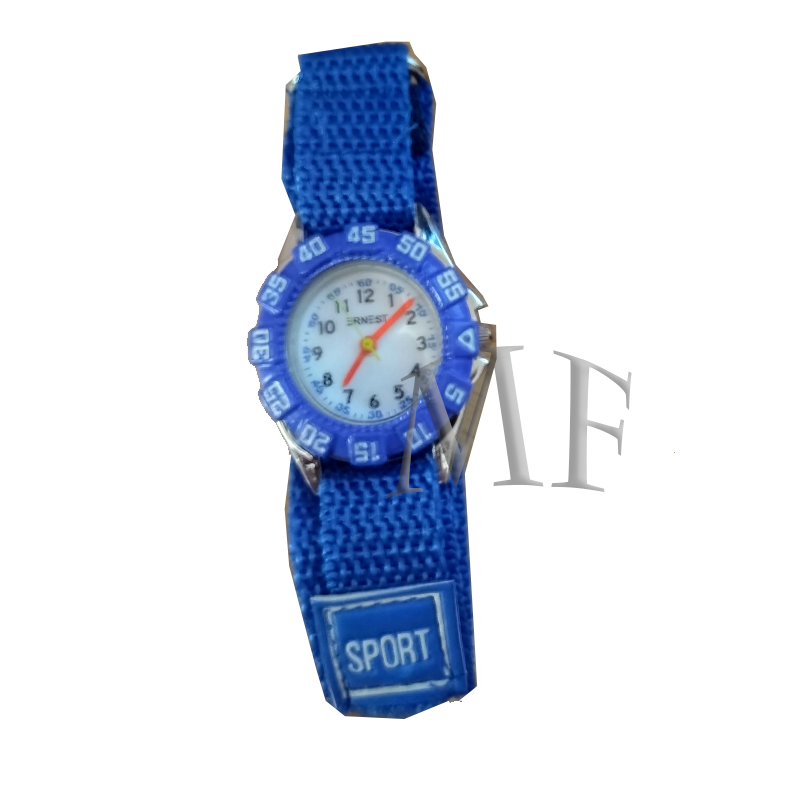 Montre enfant sport Velcro bleu - Montre fantaisie