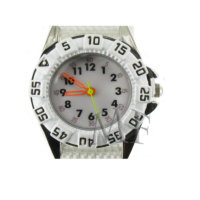 Montre enfant sport Velcro blanc