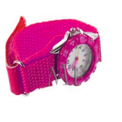 Montre enfant sport Velcro rose – Image 3