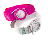 Montre enfant sport Velcro rose