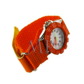 Montre enfant sport Velcro rouge