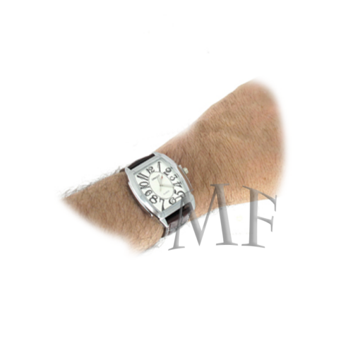 montre bracelet homme cuir naturel