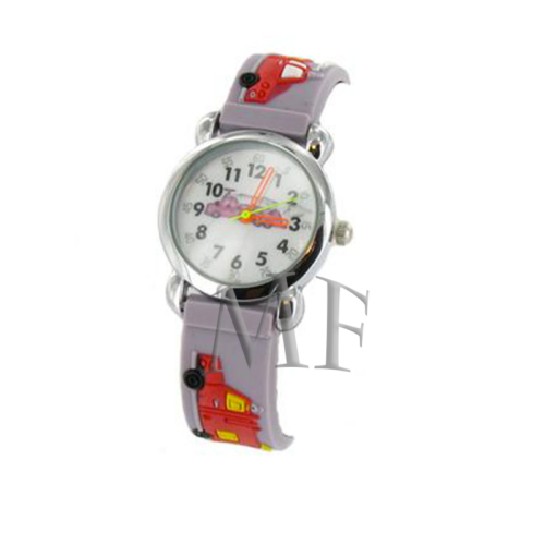 montre enfant silicone pompier